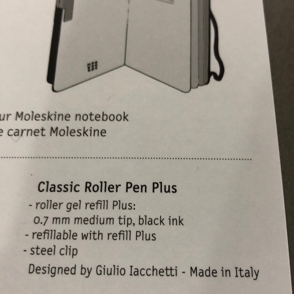 Moleskine Notebook & Pen Set Black - Picture 3 of 3